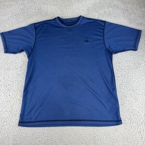 Nike ACG T-Shirt Mens Blue‎ short sleeve 100% polyester Men's medium Baselayer 1